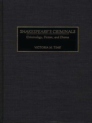 cover image of Shakespeare's Criminals